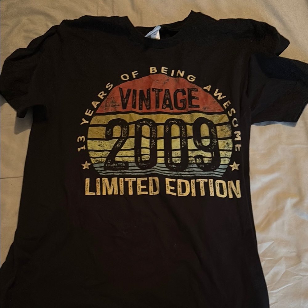 Vintage 2009 Limited Edition Black Tee